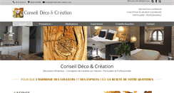 Desktop Screenshot of conseil-deco-creation.com